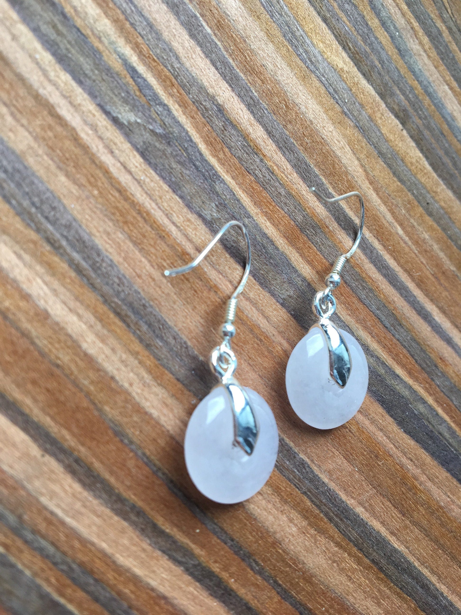 White Jade Circle Earrings.Sterling Silver Round Earrings.Jade Hanging Earrings.Jade Donut Earrings.Silver Jade Earrings.Natural Jade
