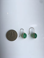 Grüne Quadrat Jade Ohrringe. Jade Würfel Ohrringe.Sterling Silber Jade Schmuck.Grüne Edelstein Ohrringe.Zierliche Jade Ohrringe.Chinesische Jade.Geschenk