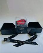 Special Real Red Rose Flower Gift Box.100% True Rose Jewelry Box.Preserved Flower Ring Necklace Earring Box.Forever Love Package.For Her