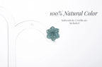 100% Natural Green Jade Flower Stud Earrings.Green Floral Jade Studs.Real Jade Studs.Authentic Jade Jewelry.Certificated Jade Earrings.Gift